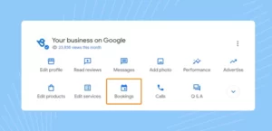Messaging and Bookings Google My Business Profile